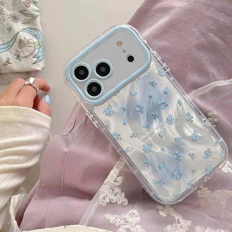 ins小清新韩系碎花适用苹果16/17