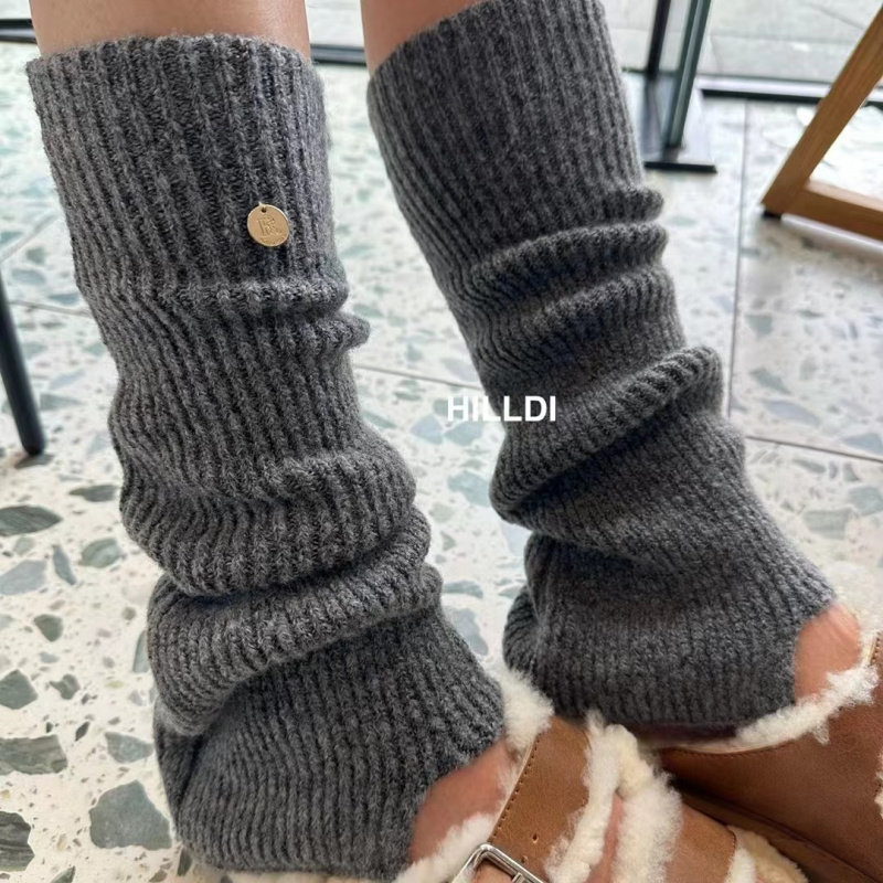 显瘦针织腿套辣妹y2k秋冬深灰色女jk堆堆袜加厚保暖配小皮鞋袜套,运动包/户外包/配件,腿套,淘宝优惠券,粉丝福利购,淘宝优惠卷