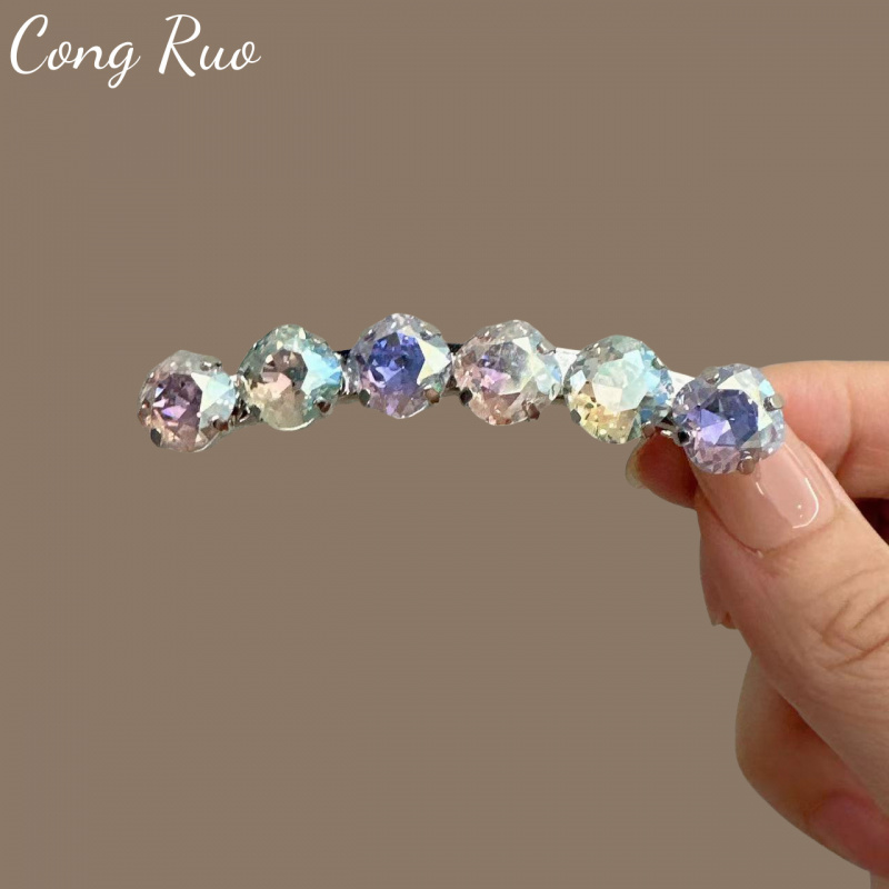 韩国发饰高端闪钻发夹时尚轻奢网