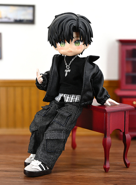 12分娃衣潮酷夹克 阿巳3.0皮衣北冥体 12分出逃体妖精体d男修罗丸