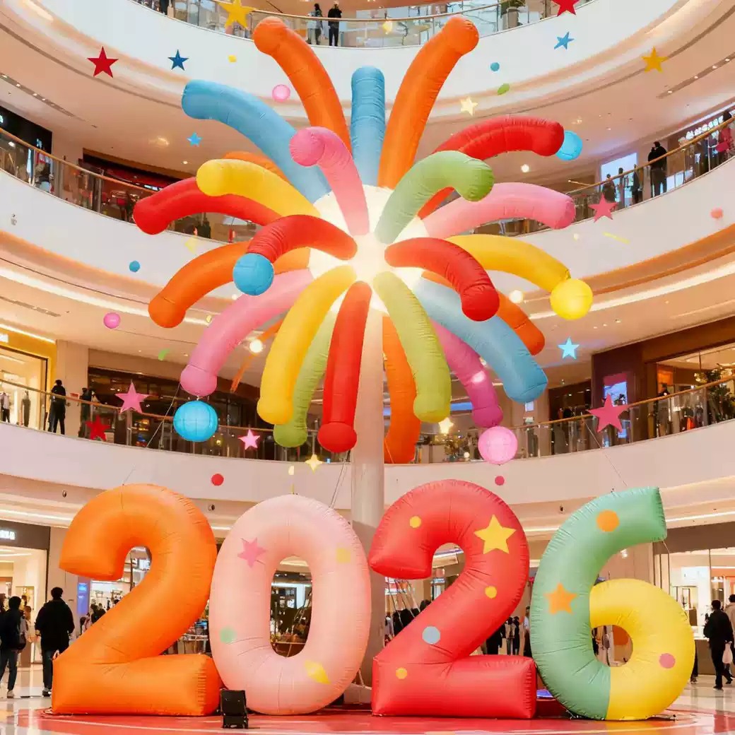 2026数字烟花迎新年气模拍照打卡