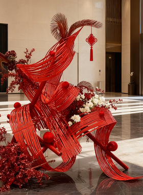 2026新年仿真花艺摆件装饰