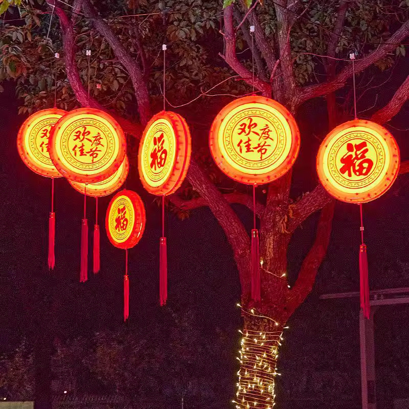 新年装饰彩灯led中国结灯笼