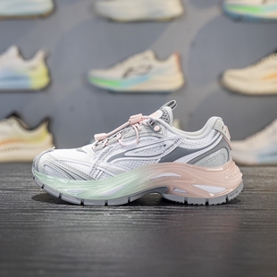 反光减震回弹运动鞋 2025秋季 YKCV094 李宁男女大童奕辉休闲鞋 正品