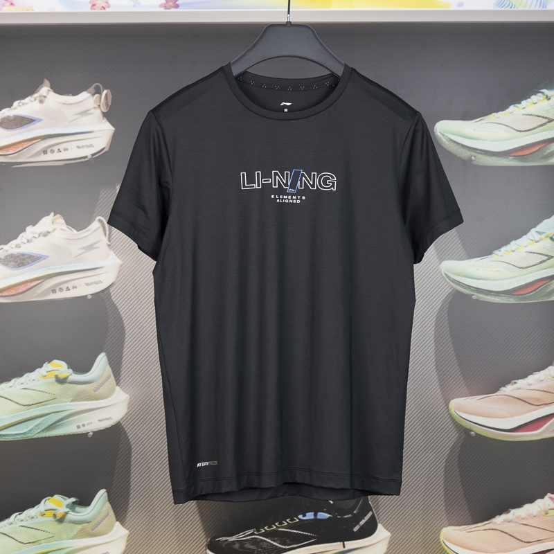 李宁短袖男子排湿速干T恤