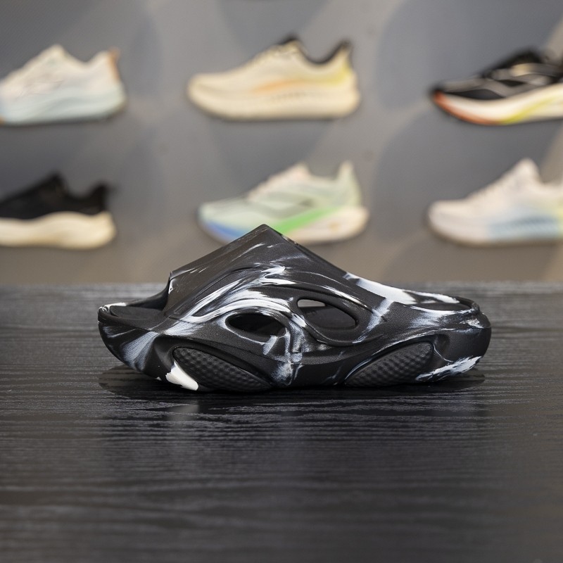 正品李宁儿童拖鞋男女大童2025新款减震回弹透气凉拖YKOV002