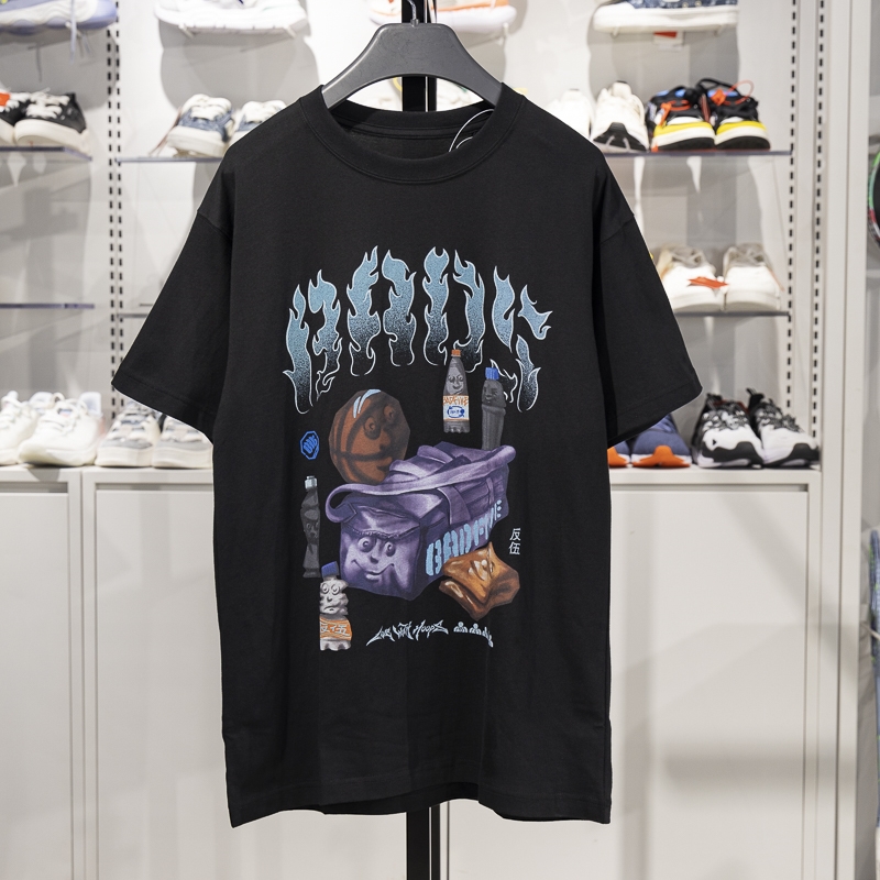 李宁短袖男子吸湿排汗短袖文化衫