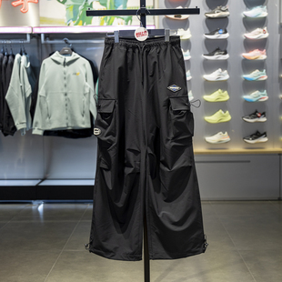 李宁2025冬季 休闲长裤 新款 LPL联名女子宽松伞兵裤 AKXV328 正品