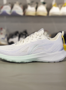 正品李宁轻逸休闲慢跑鞋女子春季新品缓震回弹透气运动鞋ARSU016