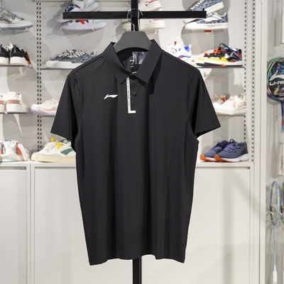 李宁短袖POLO衫舒适百搭透气