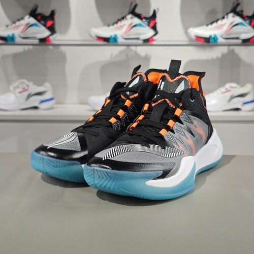 李宁暴风3篮球鞋男减震耐磨中帮