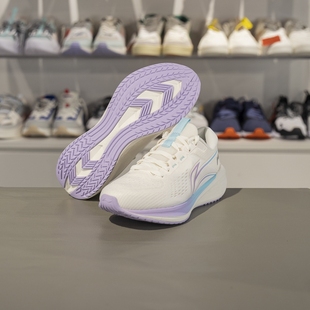 V2舒适软弹反光休闲慢跑鞋 正品 吾适lite 女子新款 ARST054 李宁跑鞋