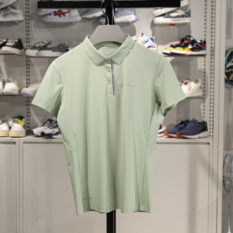 正品李宁短袖POLO衫女子2025夏季新款健身舒适凉爽运动T恤APLV264,运动服/休闲服装,运动POLO衫,淘宝优惠券,粉丝福利购,淘宝优惠卷