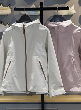 正品李宁户外CF溯万龙甲单层冲锋衣黑龘女子2025宽松外套AEMV040