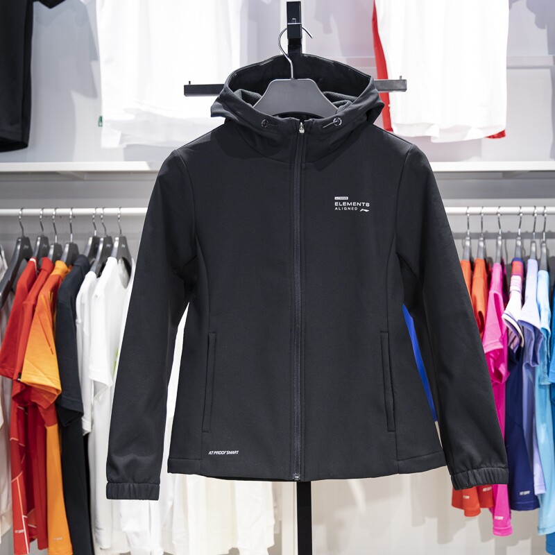 李宁运动风衣加绒保暖