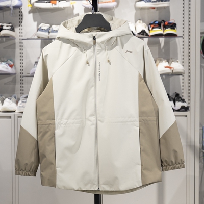 李宁运动风衣防风透湿