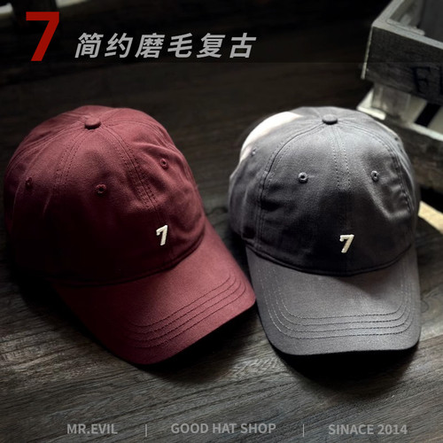 7字母刺绣鸭舌帽女加大深顶帽子