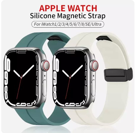 适用牛境手表iWatch8折叠扣表带