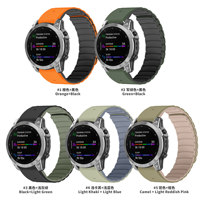 适用飞耐时GarminFenix8磁吸表带