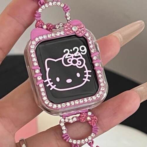 闪钻蝴蝶结kitty猫保护壳潮流