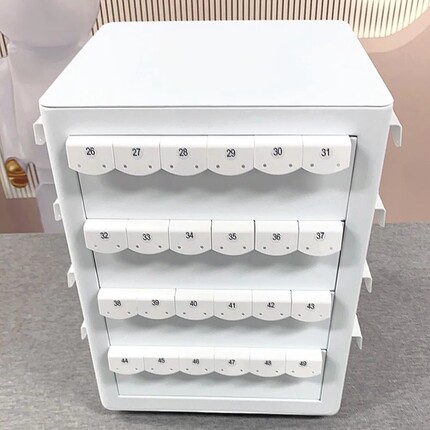 网红饰品架直播手动电动自动旋转耳钉耳吊展示架亚克力
