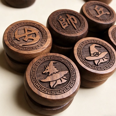 狼人杀桌游道具配件游戏人物身份