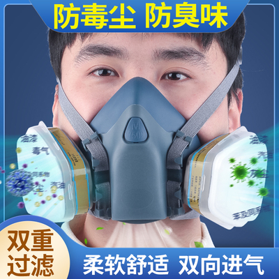 防毒口罩防异味油烟化工气体