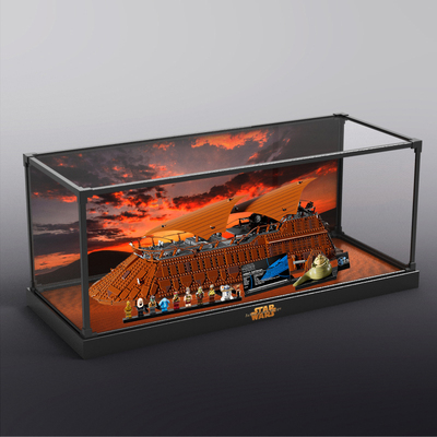 亚克力透明展示盒 适用乐高75397贾巴的豪华风帆游艇收纳防尘罩