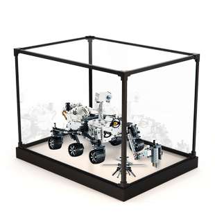 合金框防尘罩适用乐高42158毅力号火星探测器积木模型玩具展示盒