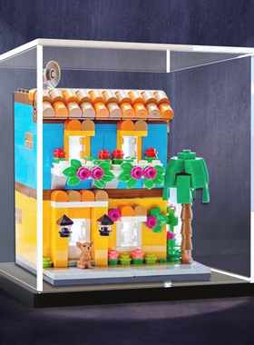 乐高创意街景40583 40590 40599 40585世界房屋模型亚克力展示盒