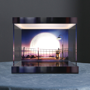 亚克力收纳盒适用迪士尼系列 43279瓦力和伊娃手办高清展示盒