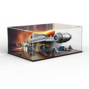 适用乐高星球大战系列展示盒75331剃刀冠号积木模型收纳盒防尘罩