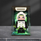 POPMART泡泡玛特 SPACE MOLLY熊猫400%潮玩灯光防尘亚克力展示盒