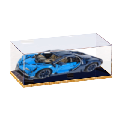 lego积木布加迪奇龙亚克力展示盒