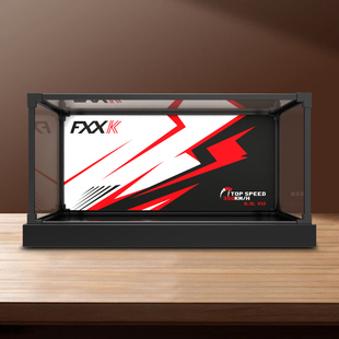 亚克力收纳盒适用42212机械组法拉利FXX K赛车积木玩具防尘罩