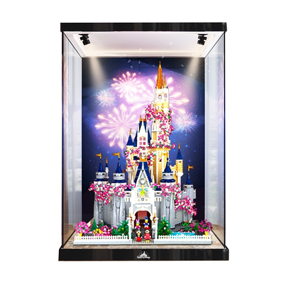 浪漫樱花城堡迪士尼花园展示盒
