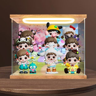 适用Zoraa三丽鸥联名漫游美好时光系列盲盒可爱潮玩场景收纳盒
