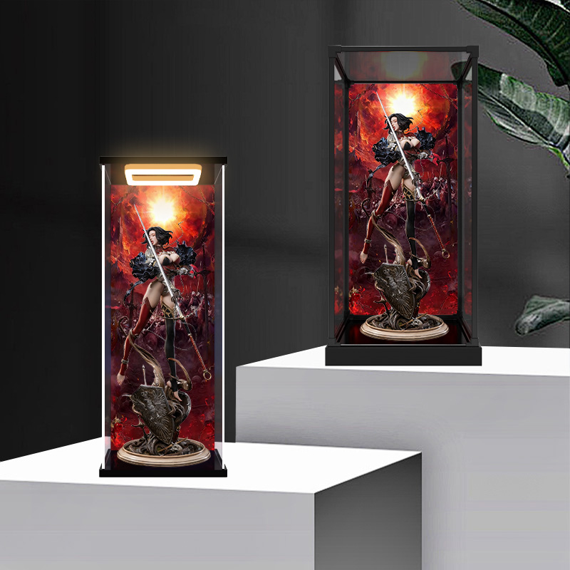 亚克力防尘收纳盒适用否极AMERFORT 星轮系列 献祭骑士法艾拉手办