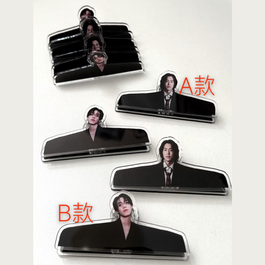 新款BKPP周边自制BKPP创意pp夹物料送同担高颜值双人背包装饰pp夹