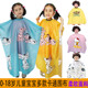 卡通儿童理发围布发廊专用防静电不沾发小孩理发店剪头衣定制LOGO