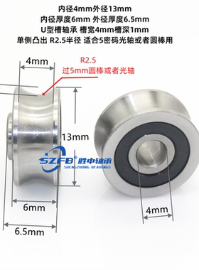精密级双排球SG10SG15SG20SG25SG35SG66绣花U型槽轴承导轨滑轮