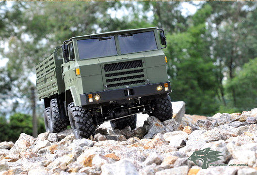 CROSSRC XC6-E 仿真军卡车6X6(豪华中栏版) CS-90100006