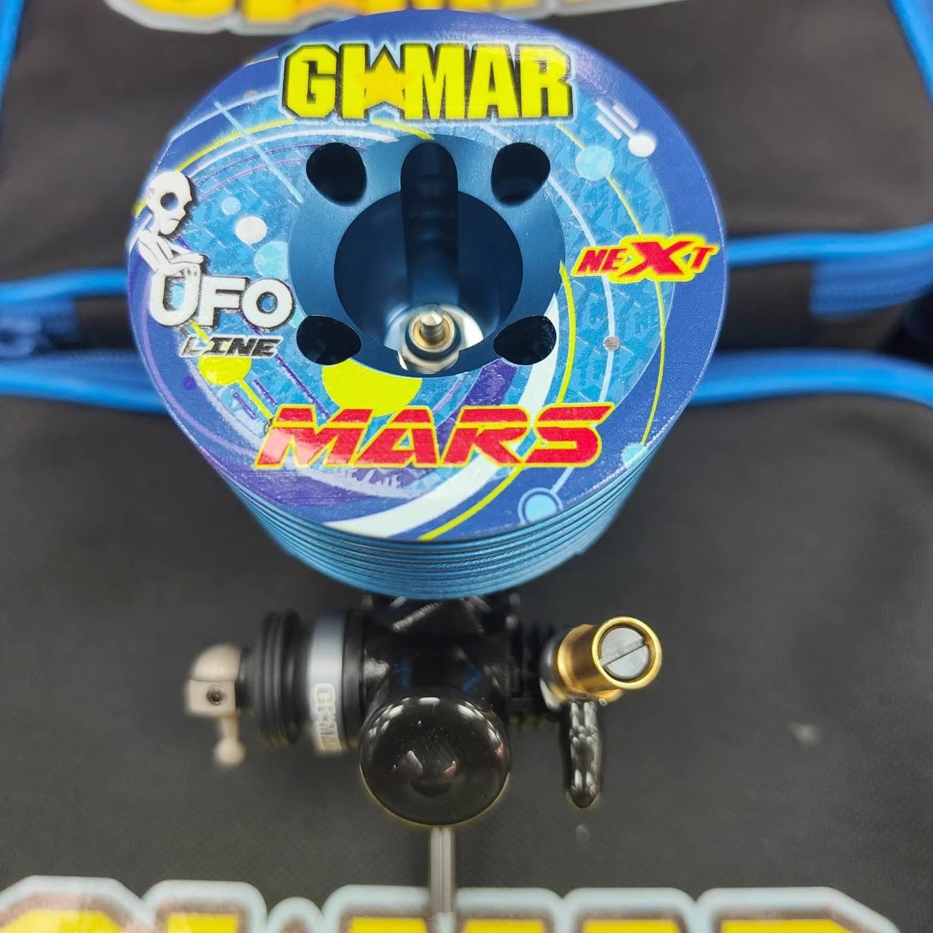 意大利GIMAR 21级越野引擎UFO MARS NEXT OS B2105手改引擎排气套