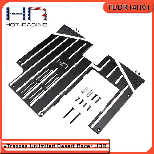 HRTraxxasUDR铝合金底盘散热槽