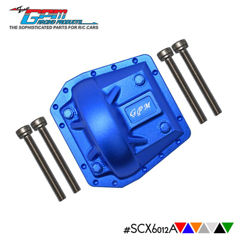 AXIAL 1/6 SCX6  铝合金前/后波箱通用外盖 模型车升级件