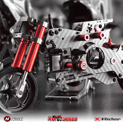X-Rider MARS 火星 1/8遥控摩托车KIT散件竞赛车架