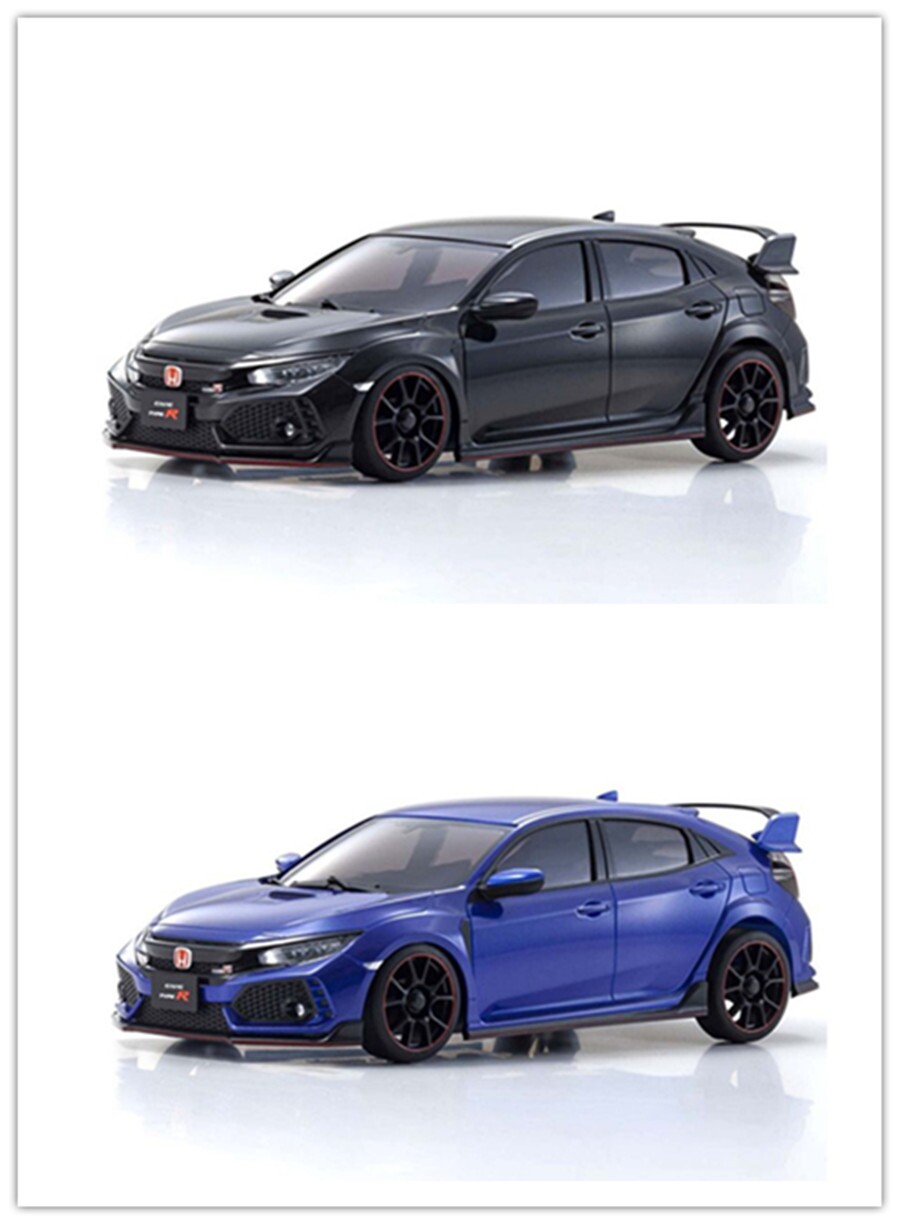 kyosho mini z awd ma020 honda type r 黑色蓝色车壳