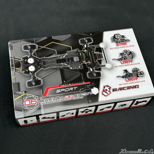 3RACING 3R樱花D6 SPORT 1/10后驱漂移车架 KIT