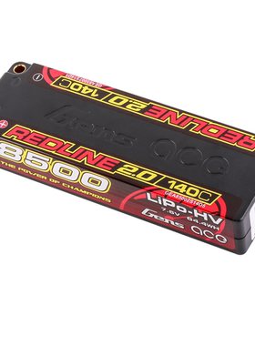 格氏ACE REDLINE 2.0 竞赛系列高压电池 2S1P 140C 7.6V 8500mAh