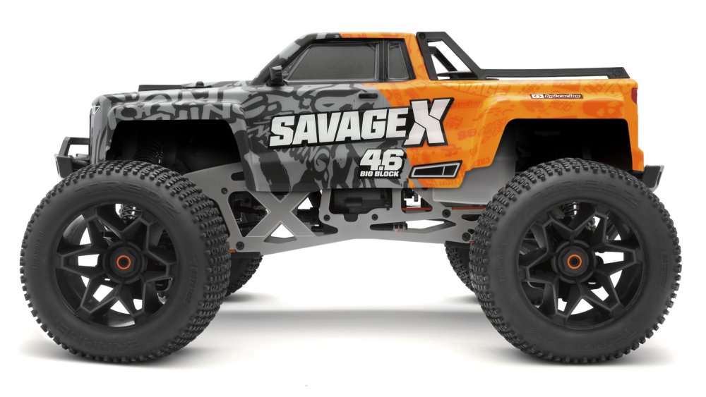新款HPI Savage X 4.6GT-6 FLUX V2新遥控模型车  电动油动大脚车